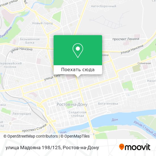Карта улица Мадояна 198/125