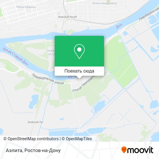 Карта Аэлита