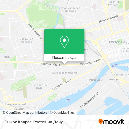 Карта Рынок Каврас