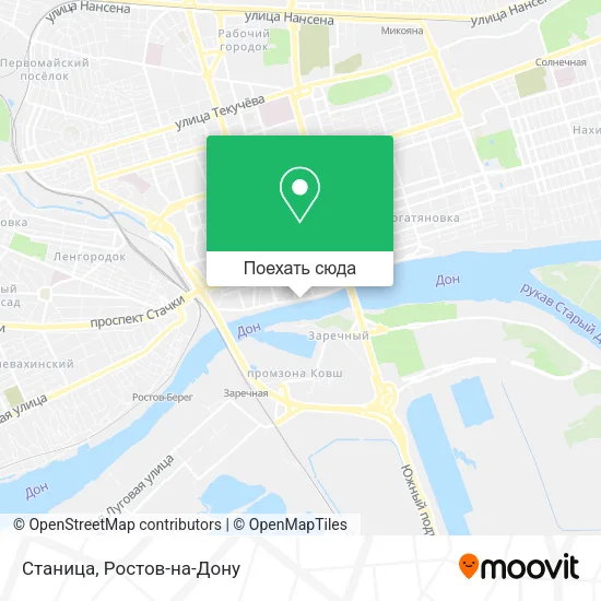 Карта Станица