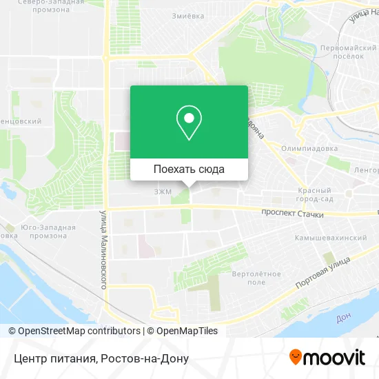 Карта Центр питания