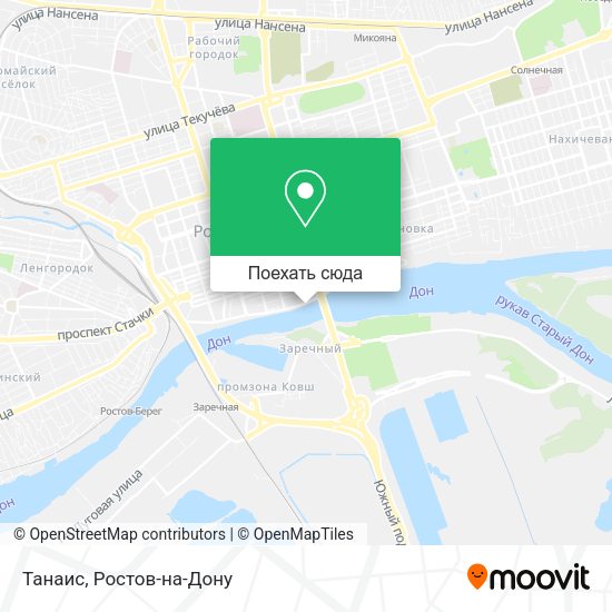Карта Танаис