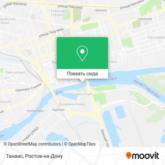 Карта Танаис