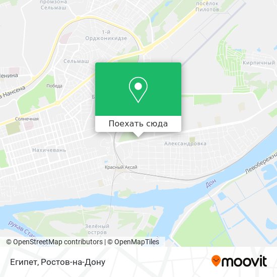 Карта Египет
