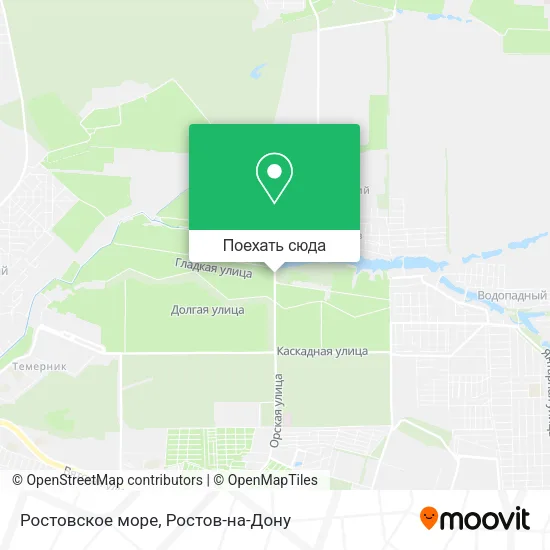 Карта Ростовское море