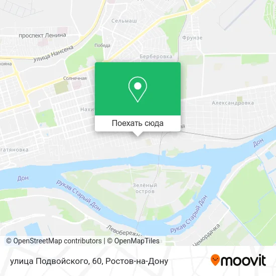 Карта улица Подвойского, 60