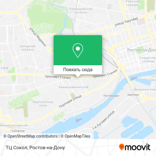 Карта ТЦ Сокол
