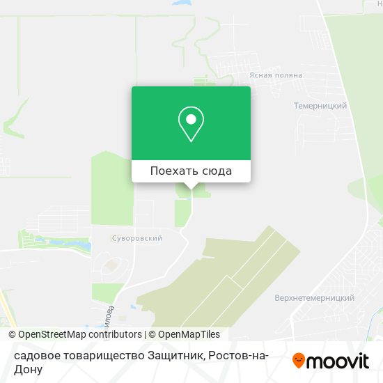 Карта садовое товарищество Защитник