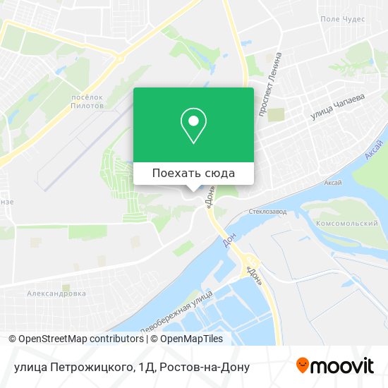 Карта улица Петрожицкого, 1Д
