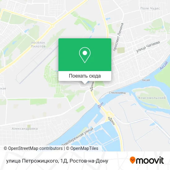 Карта улица Петрожицкого, 1Д