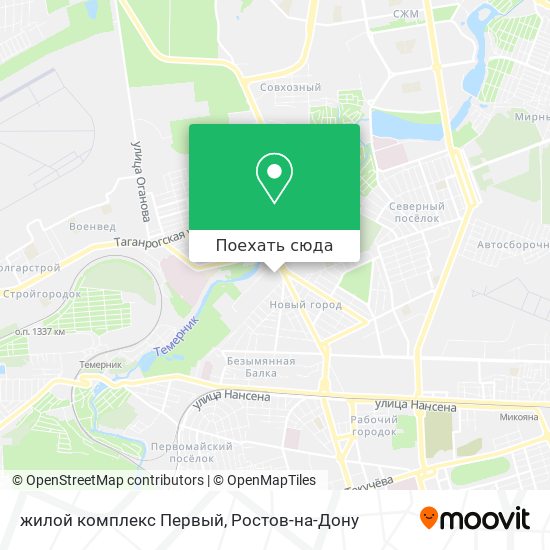Карта жилой комплекс Первый