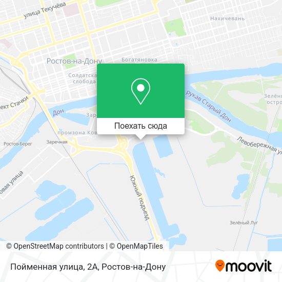 Карта Пойменная улица, 2А