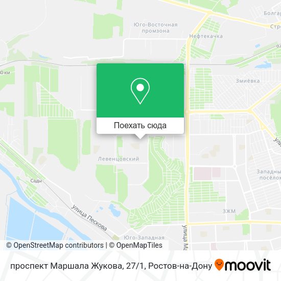 Карта проспект Маршала Жукова, 27/1