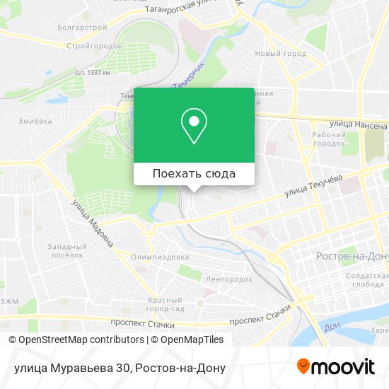 Карта улица Муравьева 30