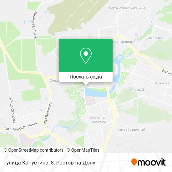 Карта улица Капустина, 8
