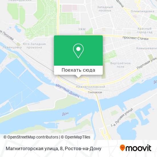 Карта Магнитогорская улица, 8