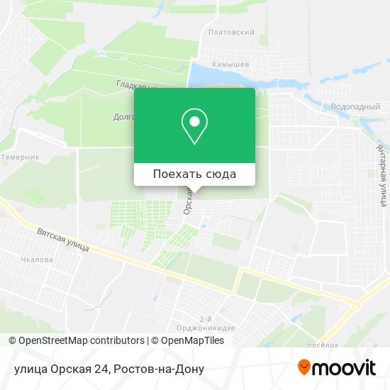 Карта улица Орская 24