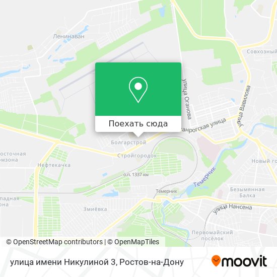 Карта улица имени Никулиной 3