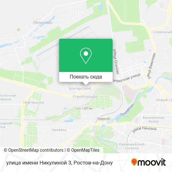 Карта улица имени Никулиной 3