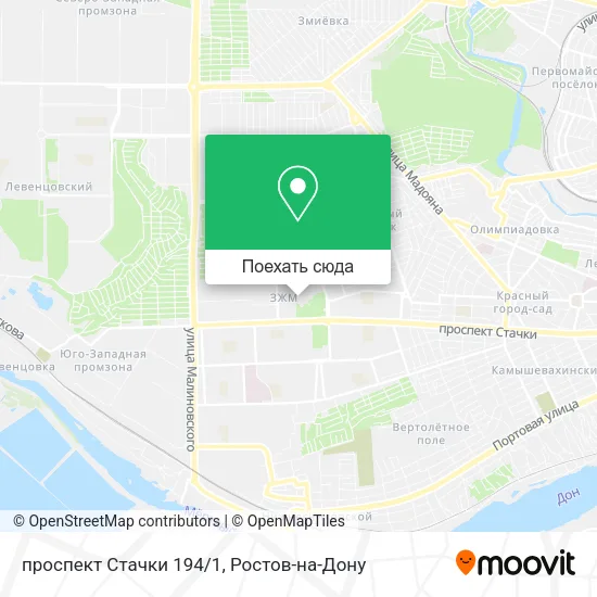 Карта проспект Стачки 194/1