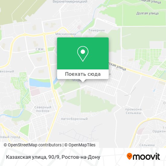 Карта Казахская улица, 90/9