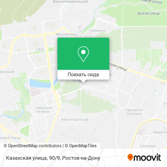 Карта Казахская улица, 90/9