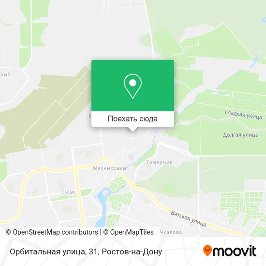 Карта Орбитальная улица, 31
