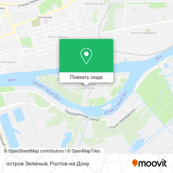 Карта остров Зеленый
