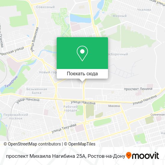Карта проспект Михаила Нагибина 25А