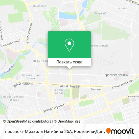 Карта проспект Михаила Нагибина 25А