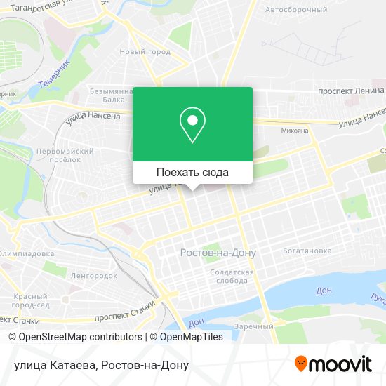 Карта улица Катаева