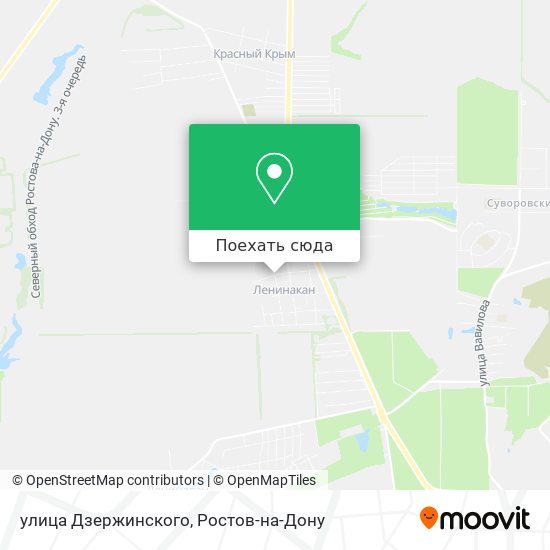 Карта улица Дзержинского