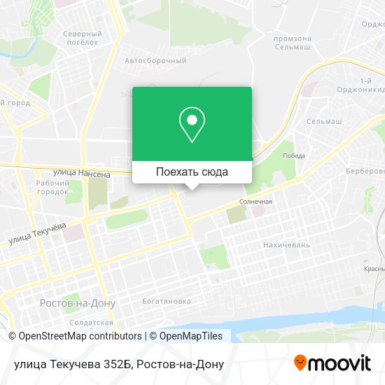 Карта улица Текучева 352Б