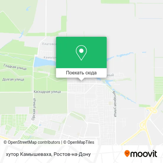 Карта хутор Камышеваха
