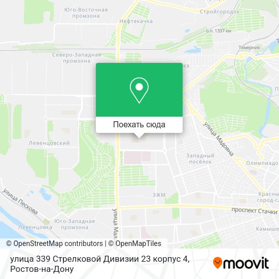 Карта улица 339 Стрелковой Дивизии 23 корпус 4