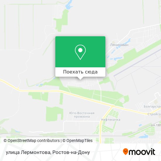 Карта улица Лермонтова