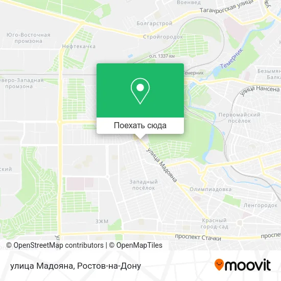 Карта улица Мадояна