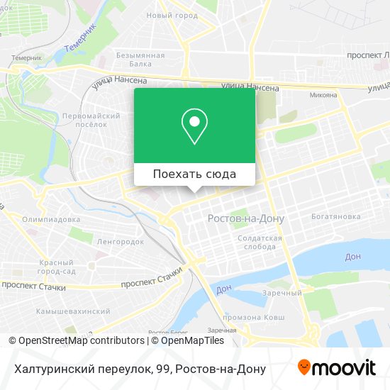 Халтуринский пушкинская карта ростов на дону