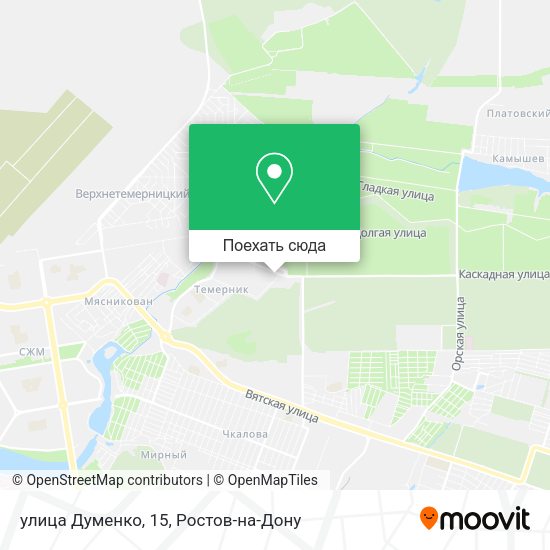 Карта улица Думенко, 15