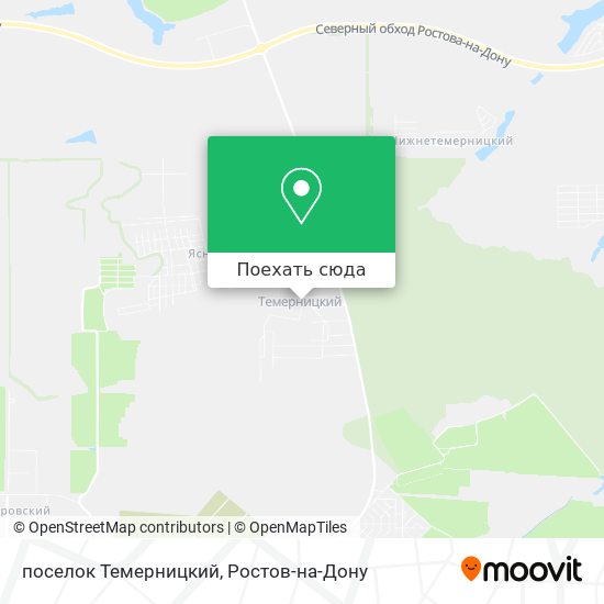 Карта поселок Темерницкий
