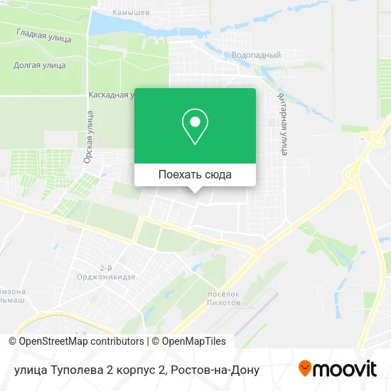 Карта улица Туполева 2 корпус 2