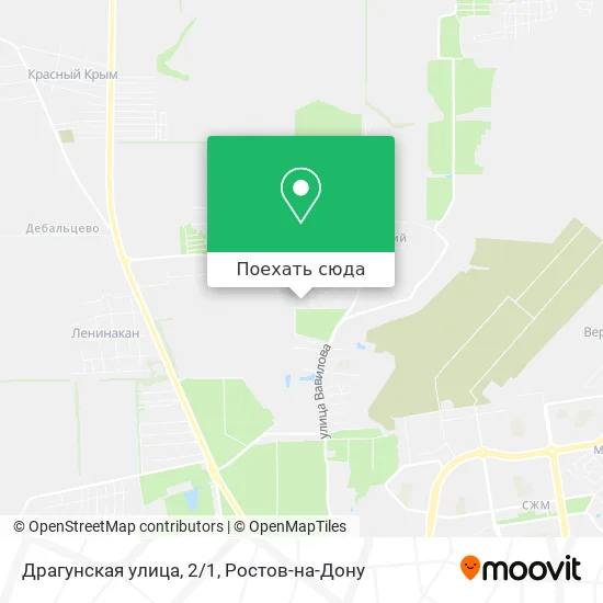 Карта Драгунская улица, 2/1