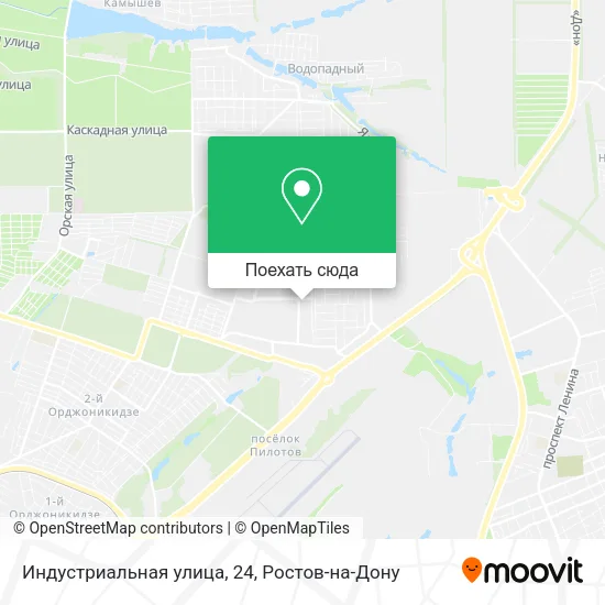 Карта Индустриальная улица, 24