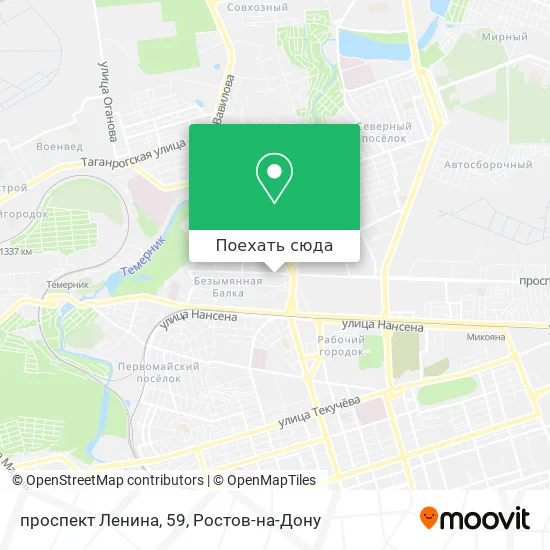 Карта проспект Ленина, 59