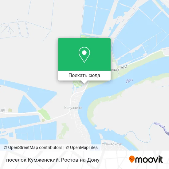 Карта поселок Кумженский