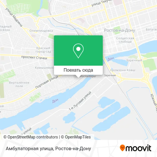 Карта Амбулаторная улица
