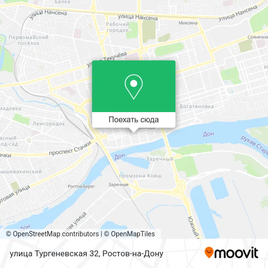Карта улица Тургеневская 32