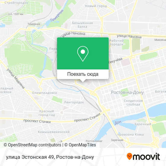 Карта улица Эстонская 49