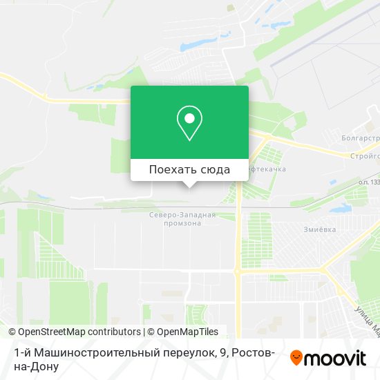 Карта 1-й Машиностроительный переулок, 9