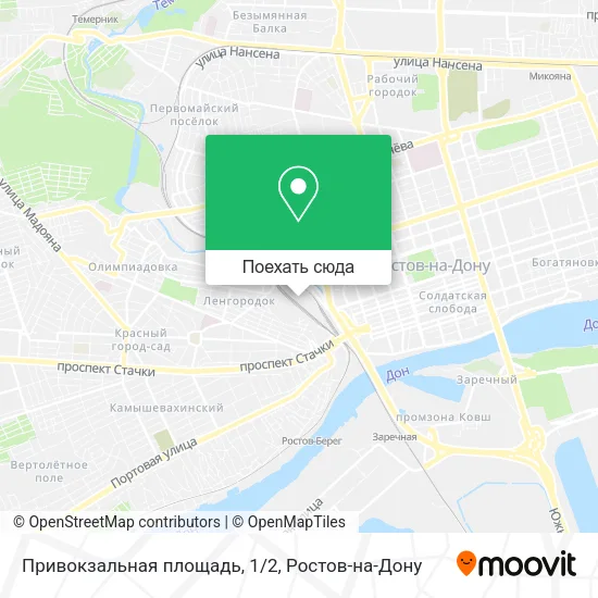 Карта Привокзальная площадь, 1/2
